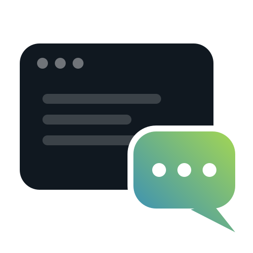 Website chat logo